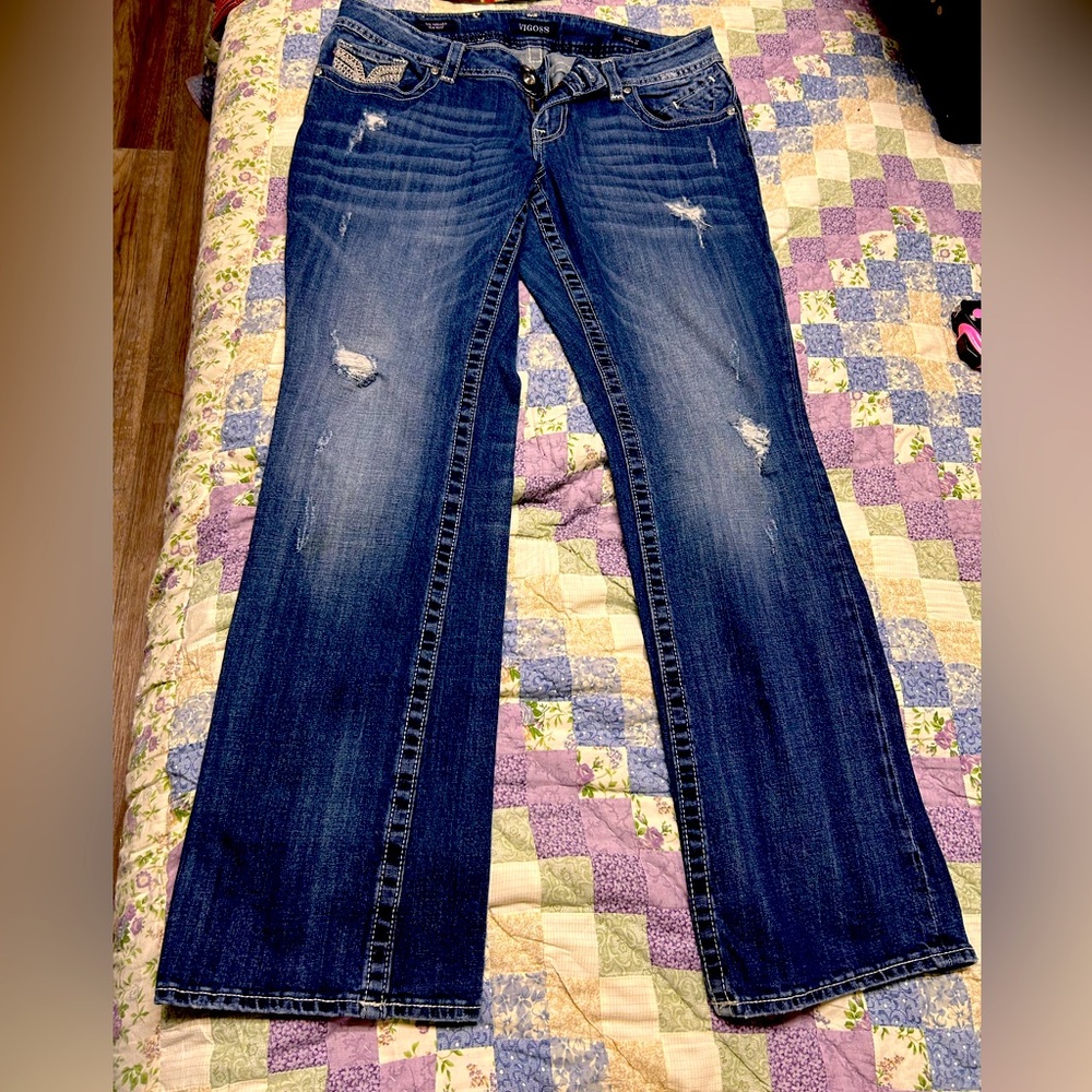 Vigoss Stylish Blue Jeans sz 14